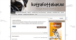Desktop Screenshot of kutyafuttaban.hu