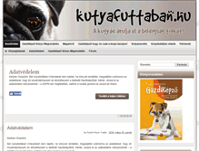 Tablet Screenshot of kutyafuttaban.hu